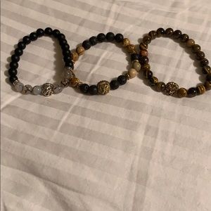 Marble bead bracelet